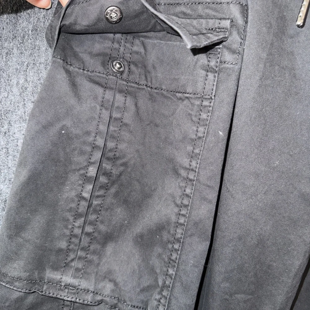 No Boundaries Cargo Pants Straight Fit Mens Sz M (32-34) Black Y2K Style Skater